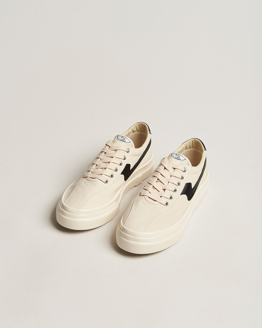 Heren | Contemporary Creators | Stepney Workers Club | Dellow S-Strike Canvas Sneaker Ecru/Black