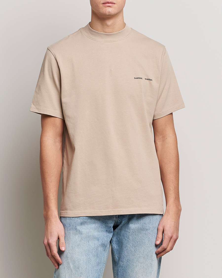 Heren | T-shirts met korte mouwen | Samsøe Samsøe | Norsbro Organic Cotton Tee Pure Cashmere