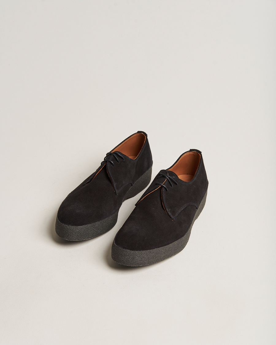 Men |  | Sanders | Gibson Lo Top Derby Black Suede