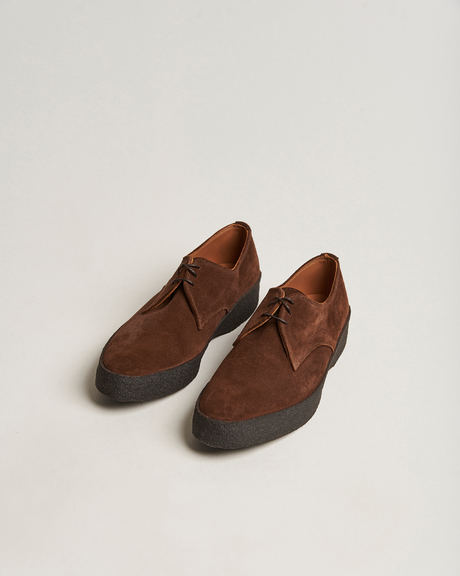 Heren | Suède schoenen | Sanders | Gibson Lo Top Derby Polo Snuff Suede