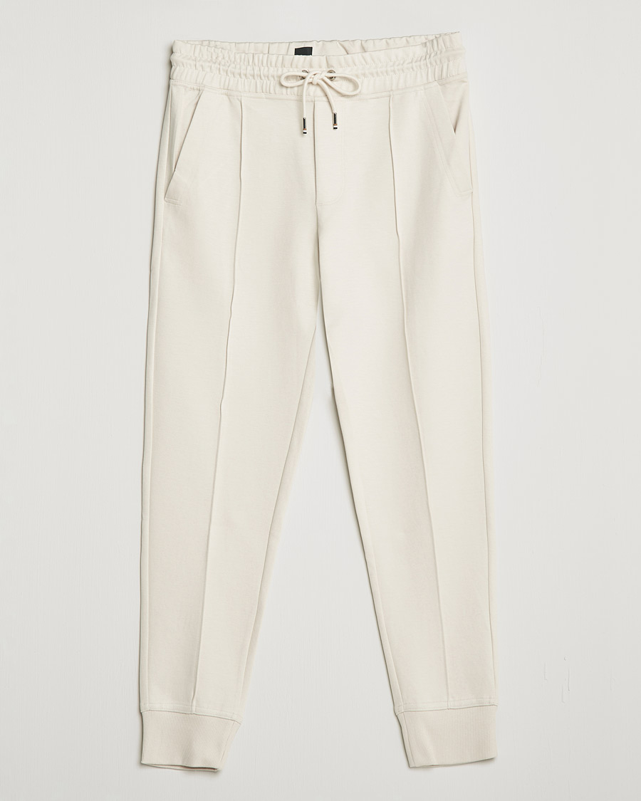 Heren | Broeken | BOSS BLACK | BOSS Tailored Schiller Jersey Trousers Open White