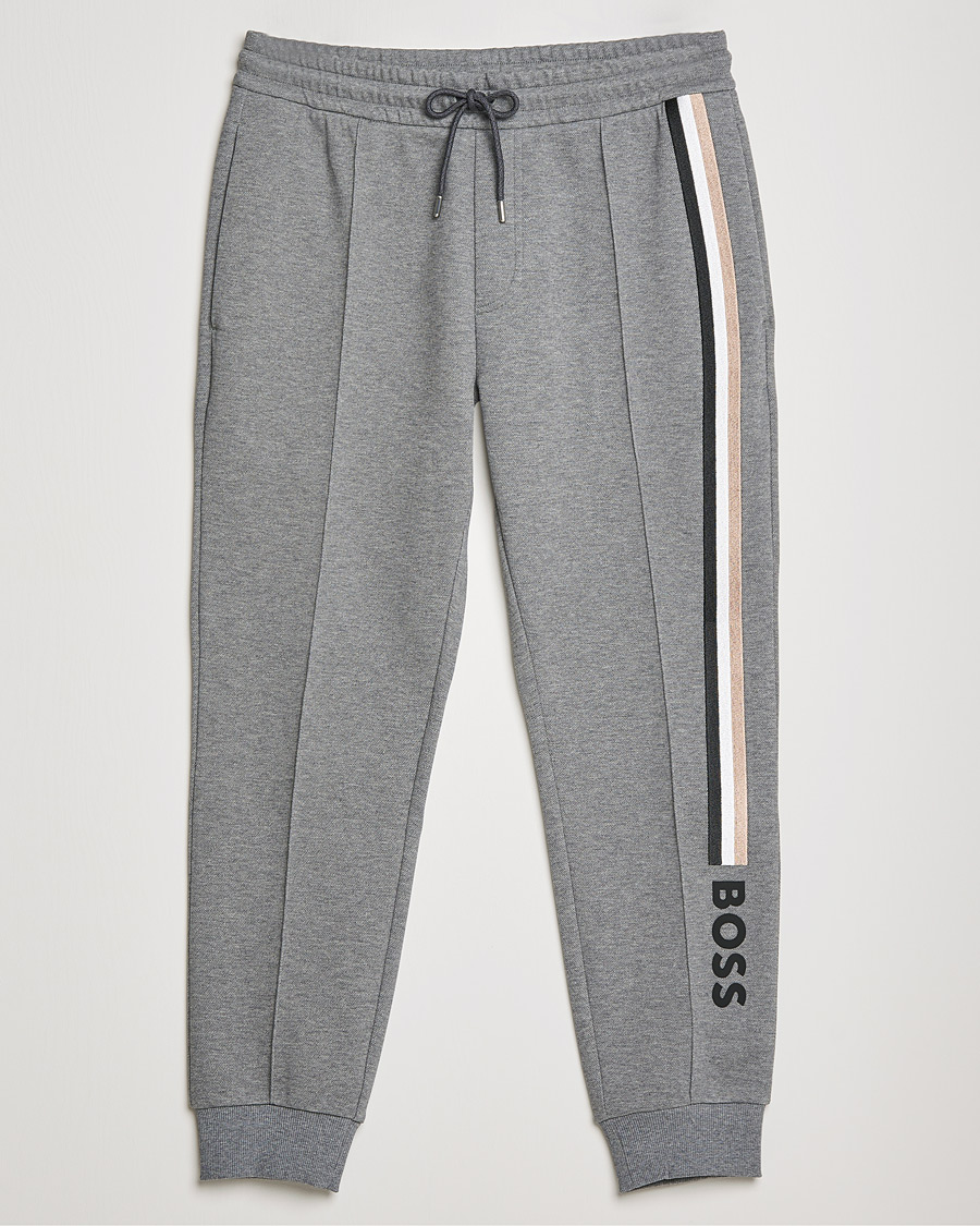 Heren | Broeken | BOSS BLACK | BOSS Lamont Jersey Pants Medium Grey
