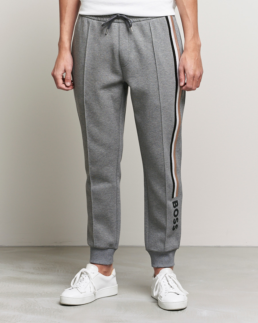 Heren | Broeken | BOSS BLACK | BOSS Lamont Jersey Pants Medium Grey