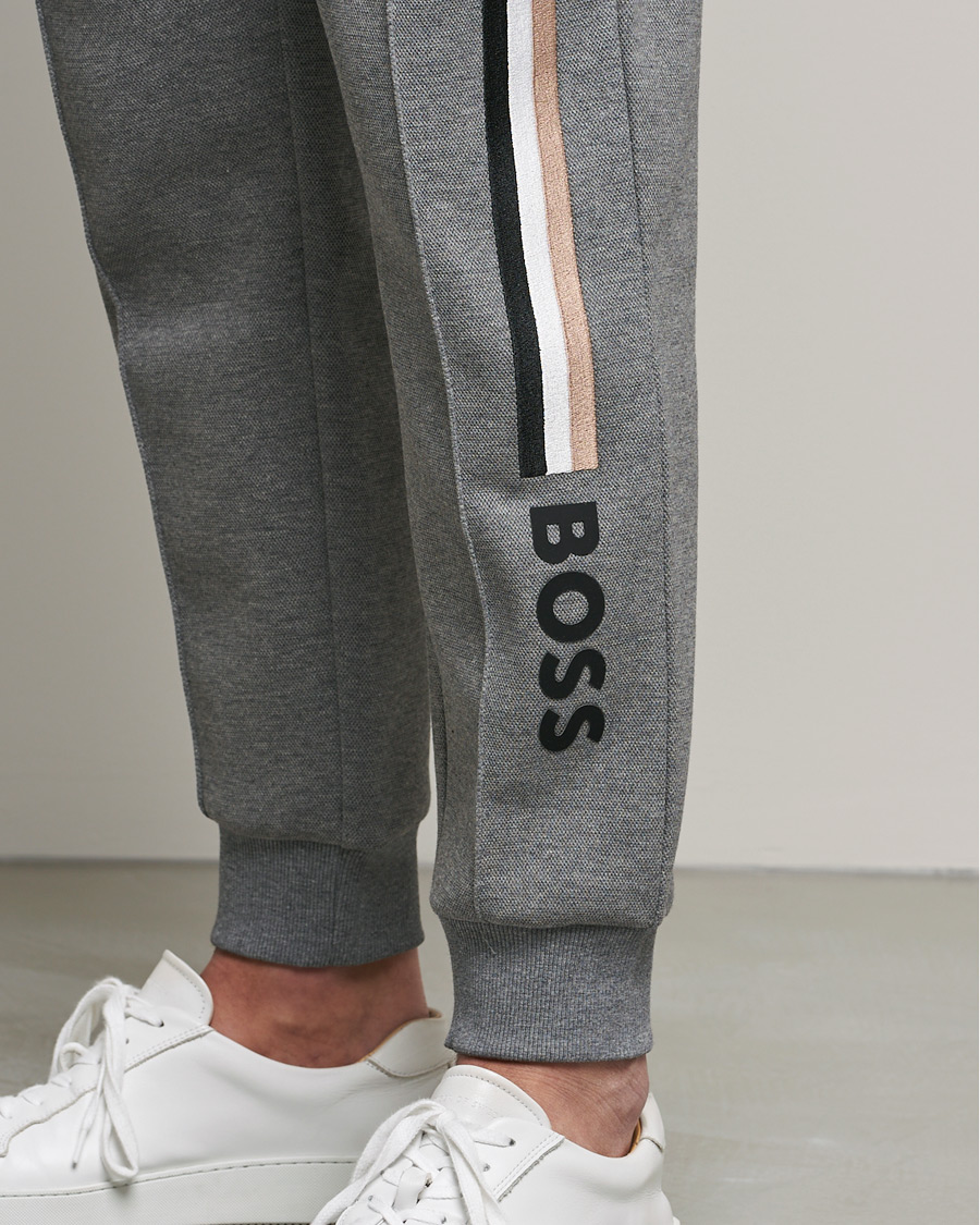 Heren | Broeken | BOSS BLACK | BOSS Lamont Jersey Pants Medium Grey