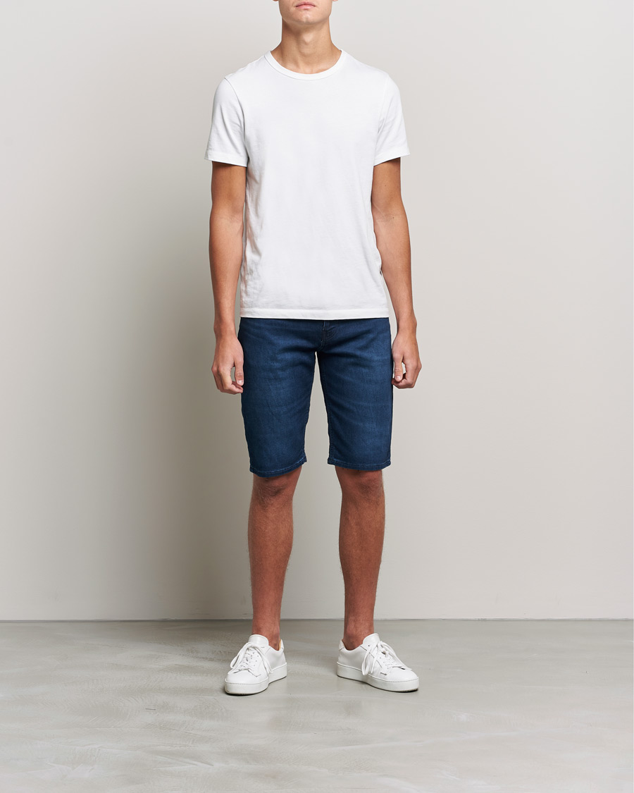 Heren | Korte broek | BOSS ORANGE | BOSS Casual Taber Denim Shorts Navy