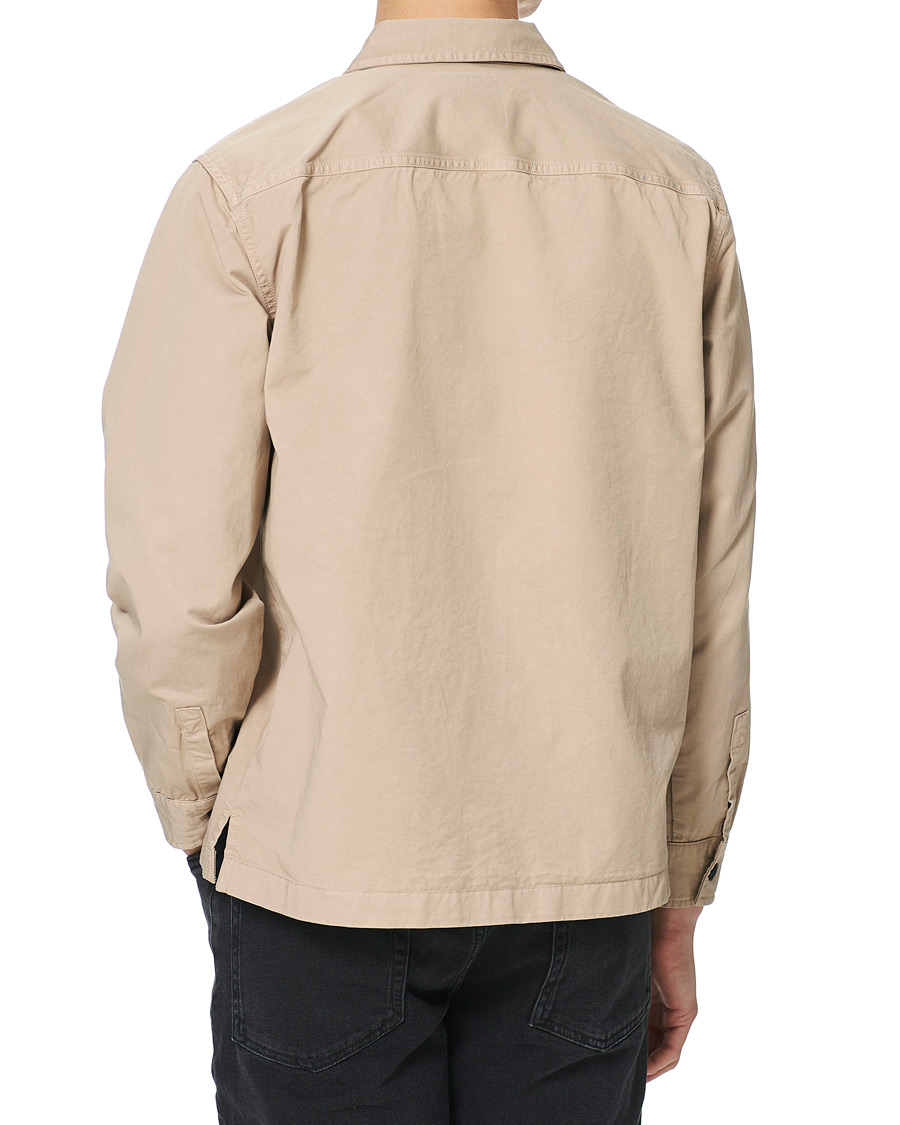Heren | Overhemden | BOSS ORANGE | BOSS Casual Lovvo Pocket Overshirt Light Beige