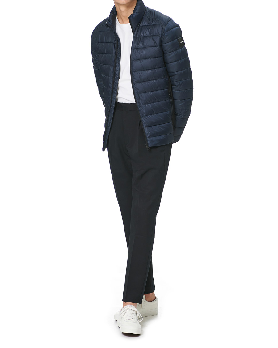 Heren | Jassen | Calvin Klein | Recycled Side Logo Down Jacket Navy