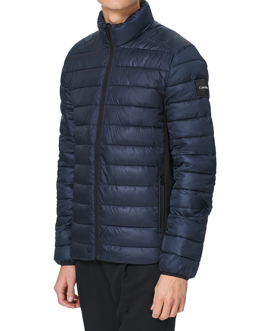 Heren | Jassen | Calvin Klein | Recycled Side Logo Down Jacket Navy