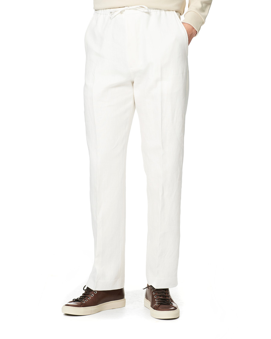 Heren | Broeken | Tiger of Sweden | Iscove Linen Pants White
