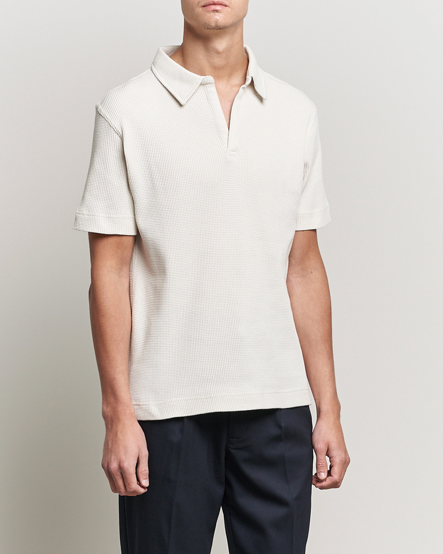Heren | Polo's | Tiger of Sweden | Truane Short Sleeve Polo White Smoke