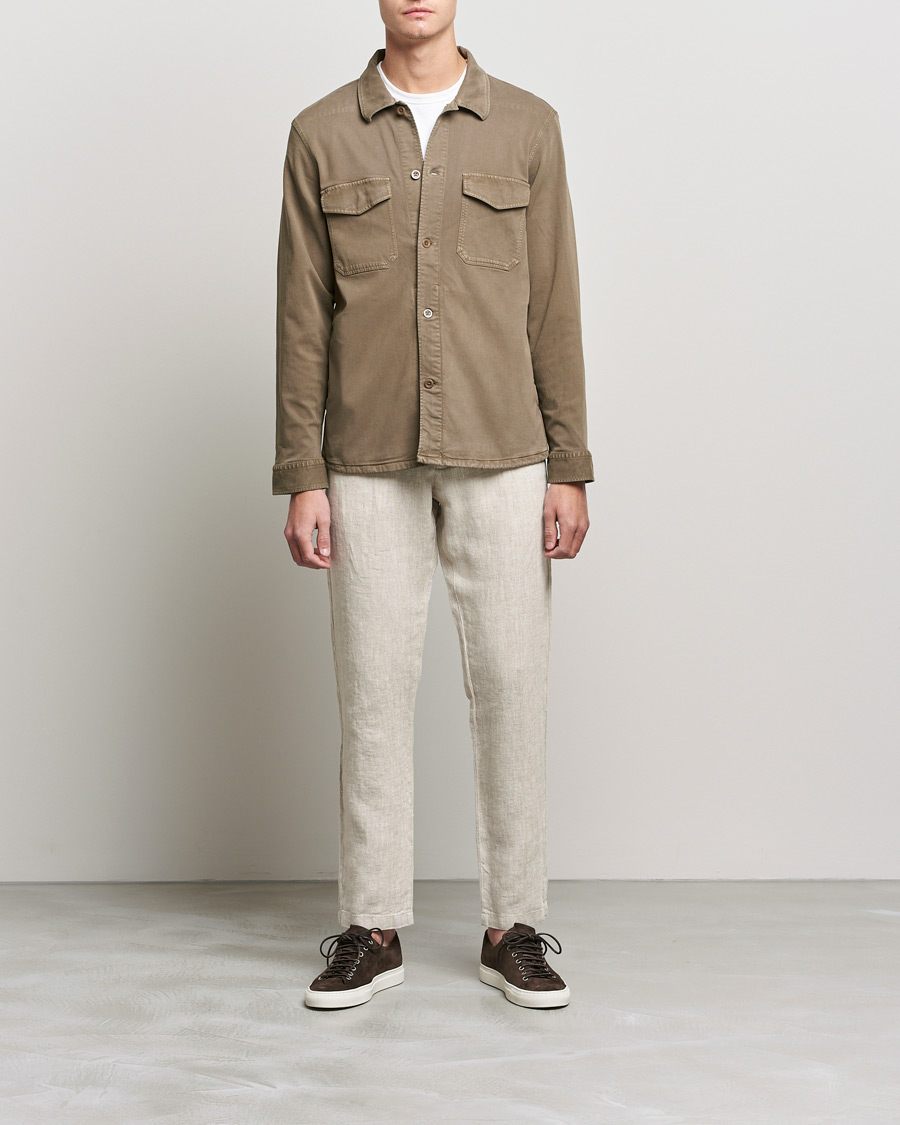 Heren | Broeken | NN07 | Karl Linen Trousers Oat