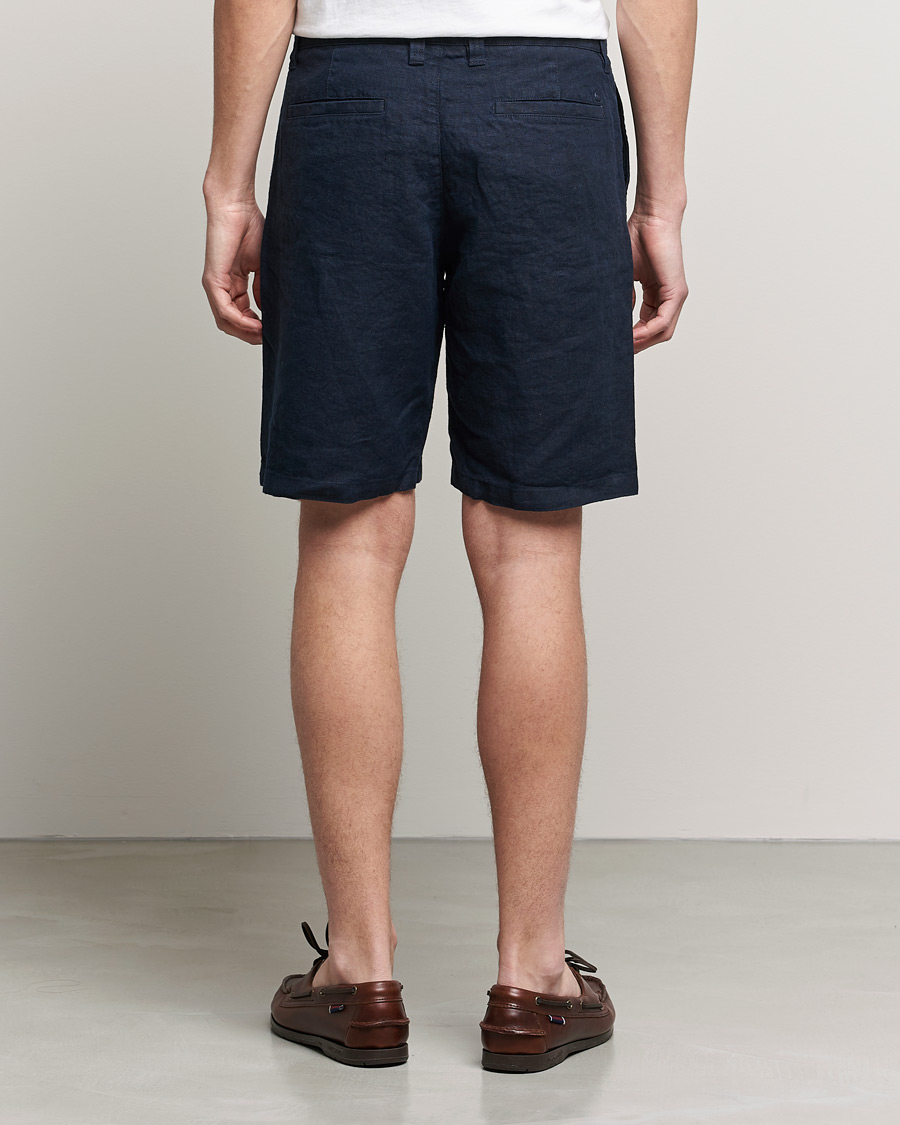 Heren | Korte broek | NN07 | Crown Linen Shorts Navy