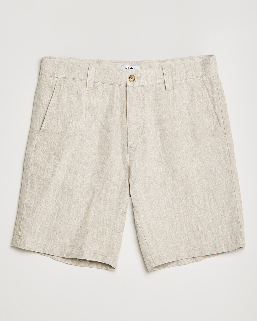 Heren | Korte broek | NN07 | Crown Linen Shorts Oat