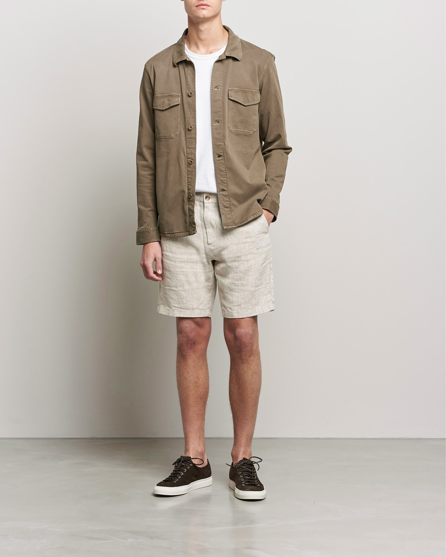 Heren | Korte broek | NN07 | Crown Linen Shorts Oat
