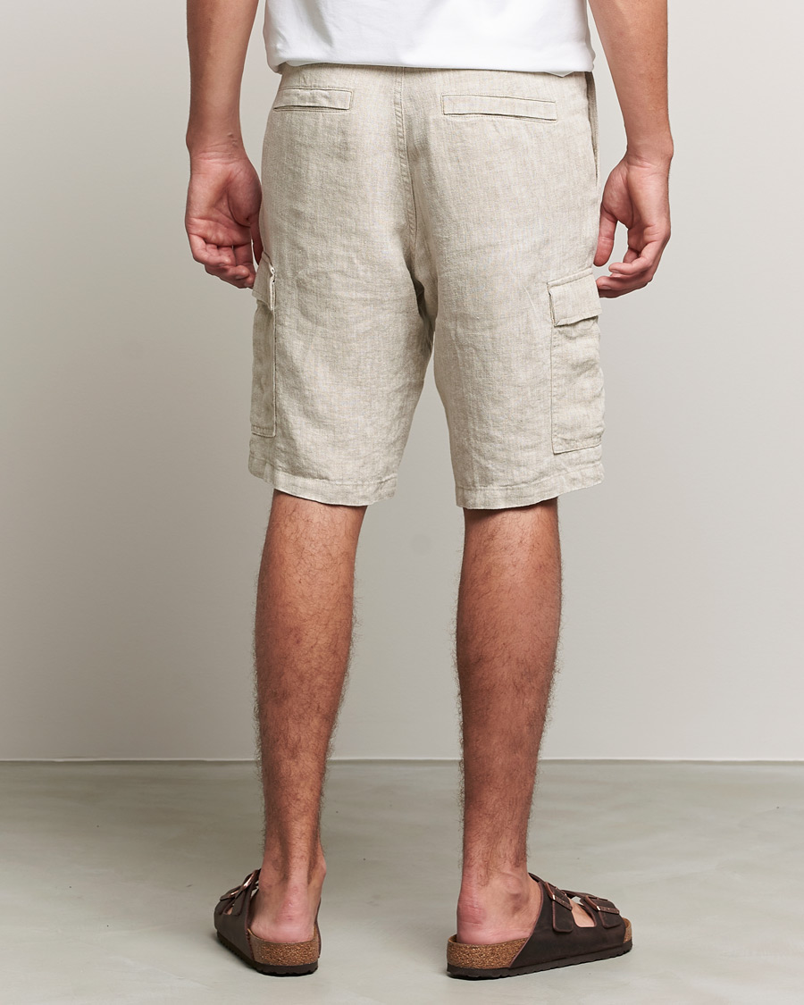 Heren | Korte broek | NN07 | Arnie Cargo Linen Shorts Oat