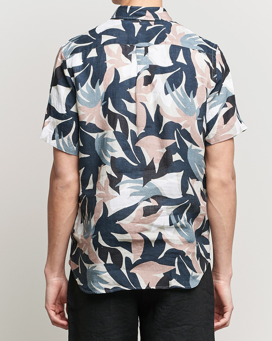Heren | Overhemden | NN07 | Tyrion Printed Short Sleeve Shirt Nougat Print