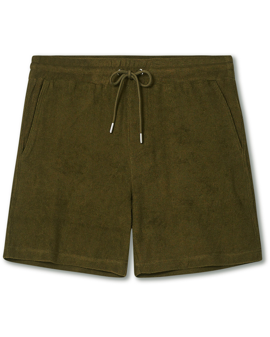 Heren | Korte broek | NN07 | Cameron Terry Shorts Dark Olive