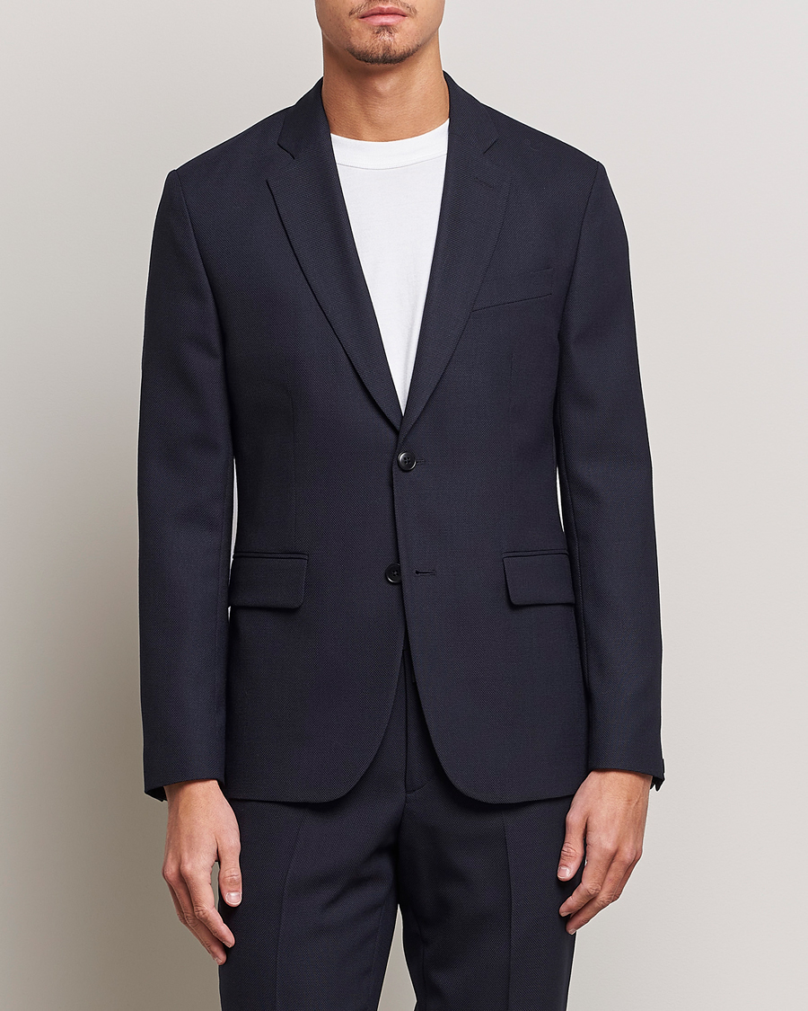 Heren | Afdelingen | J.Lindeberg | Hopper Active Hopsack Blazer Navy