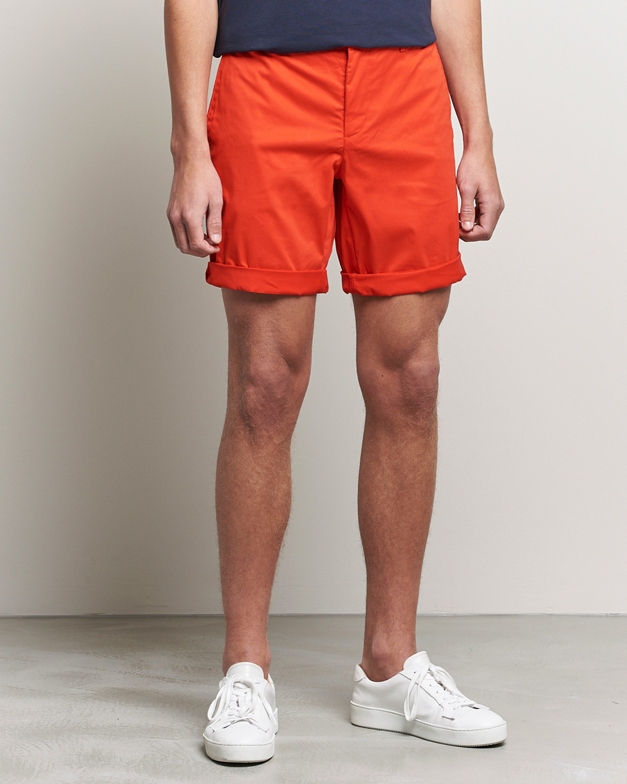 Heren | Korte broek | J.Lindeberg | Nathan Super Satin Shorts Flame Scarlet