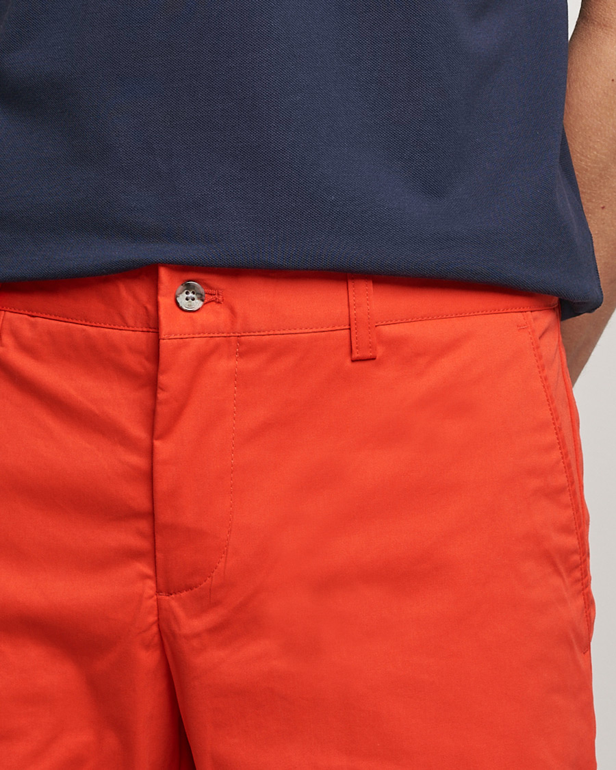 Heren | Korte broek | J.Lindeberg | Nathan Super Satin Shorts Flame Scarlet