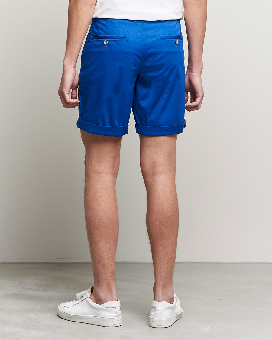Heren | Korte broek | J.Lindeberg | Nathan Super Satin Shorts Royal Blue