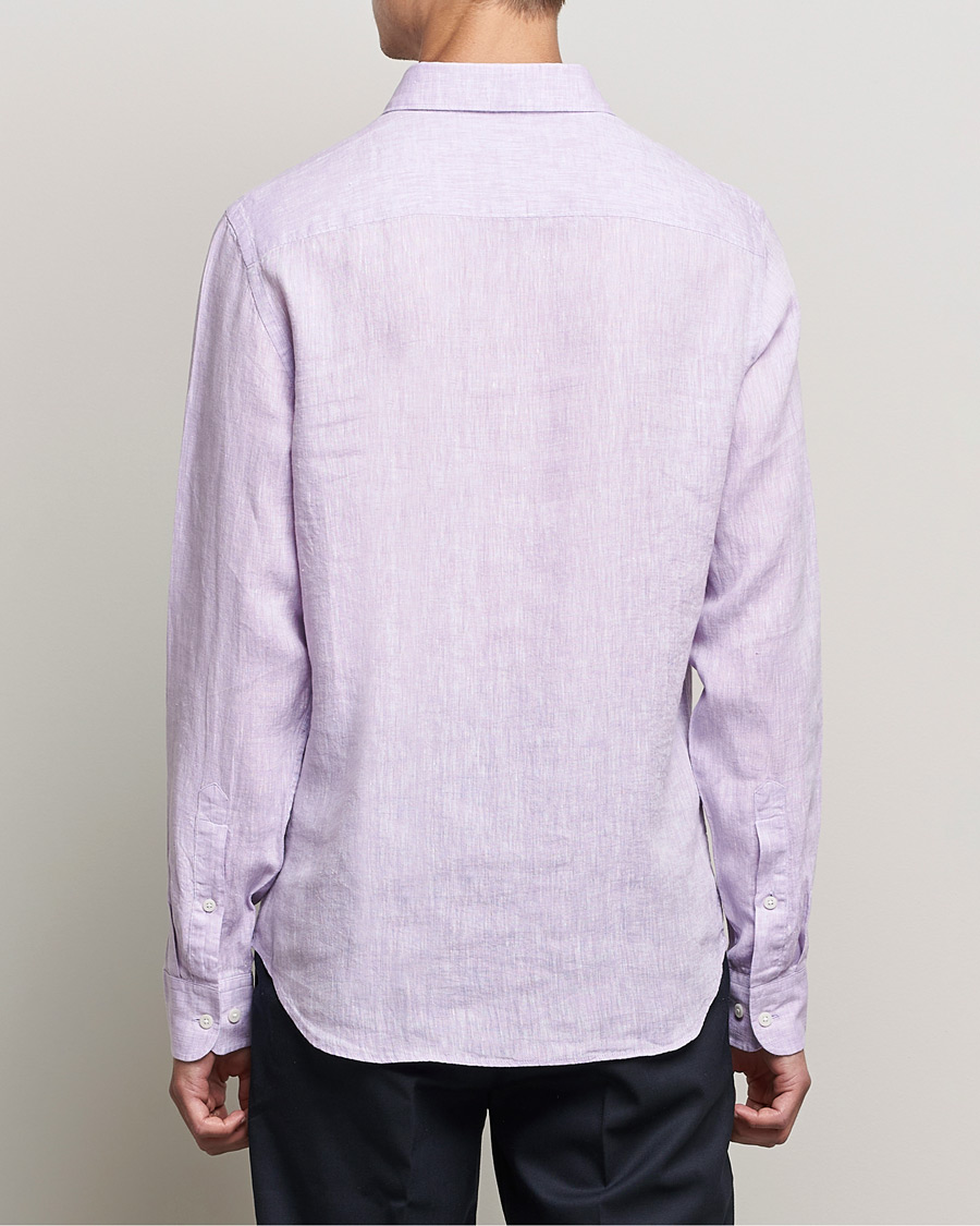 Heren | Overhemden | J.Lindeberg | Linen Melange Slim Shirt Rhapsody