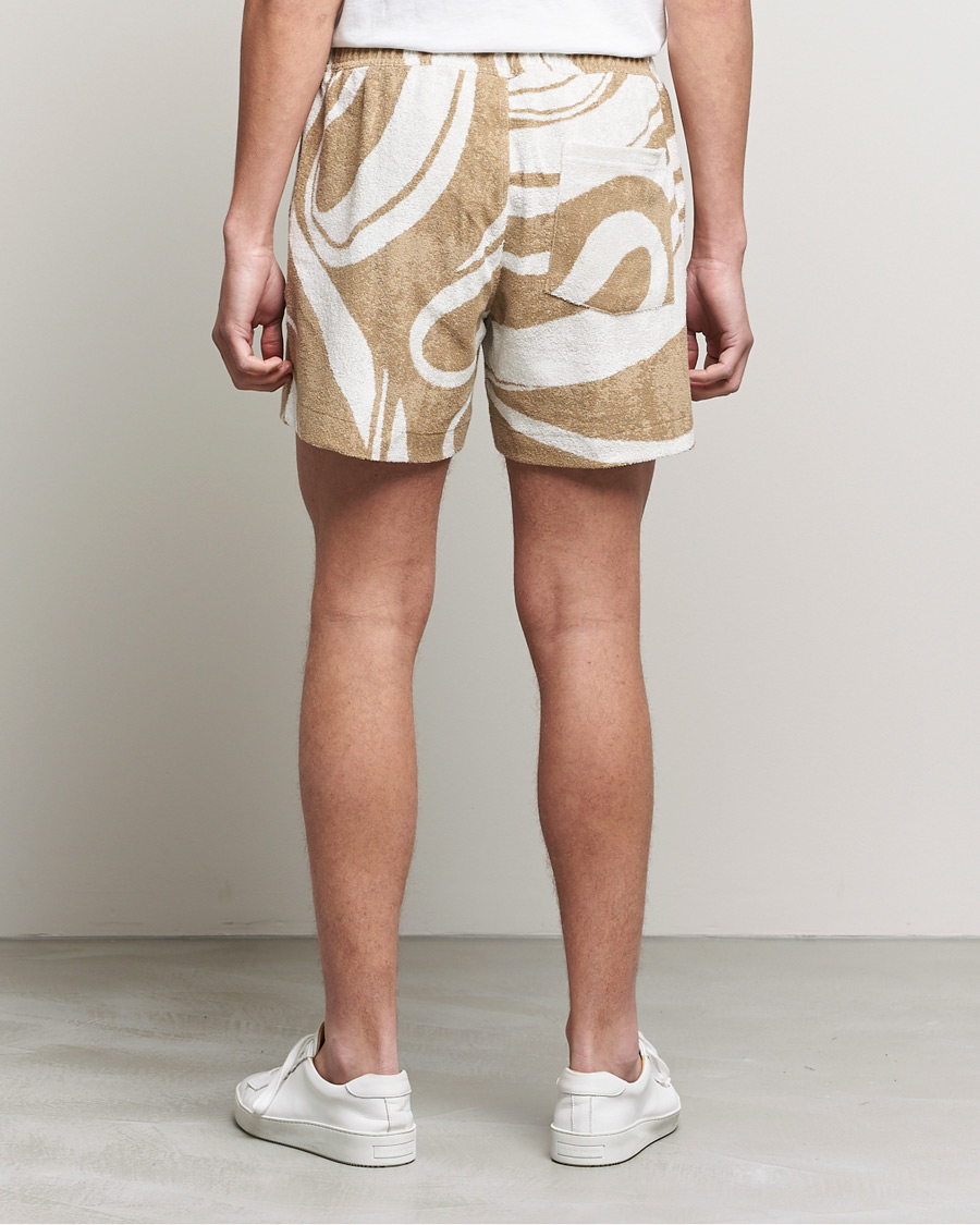 Heren | Korte broek | J.Lindeberg | Bolt Toweling Jacquard Shorts Safari Beige