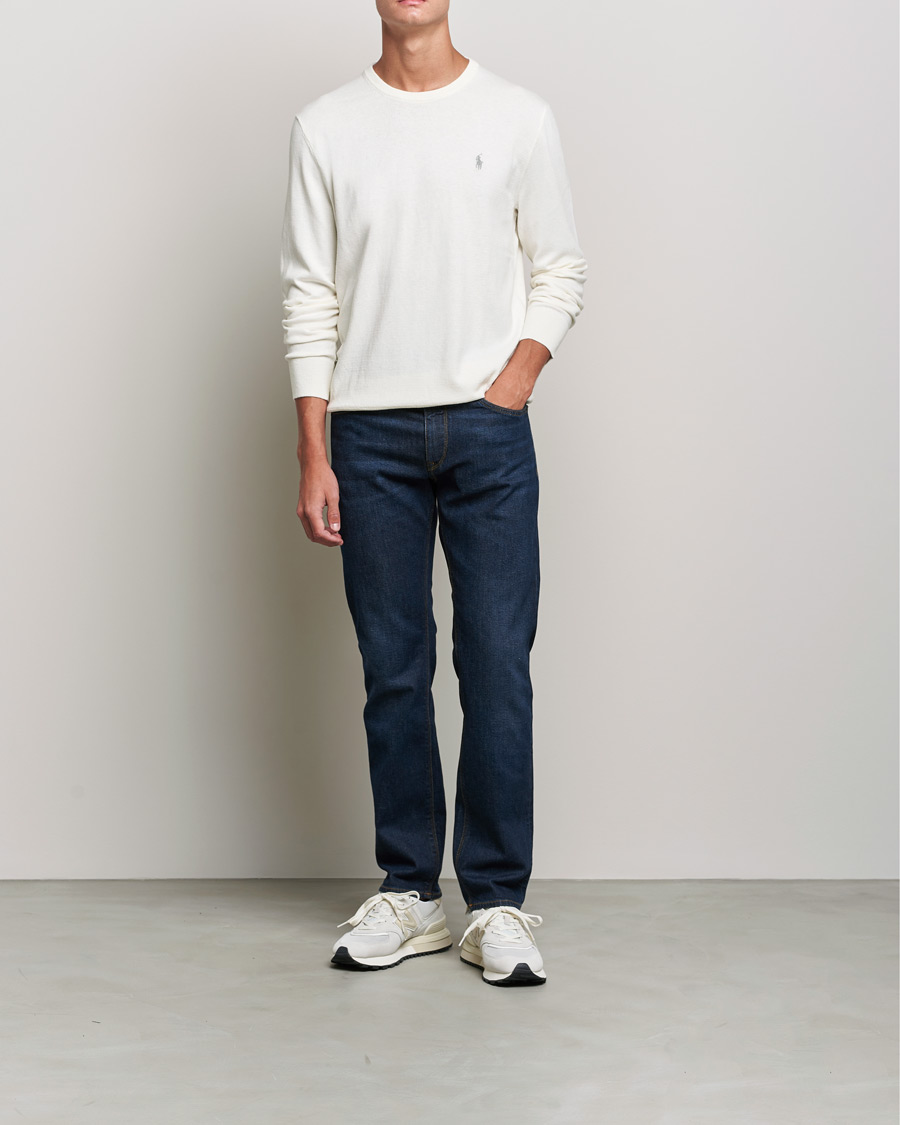 Heren | Truien | Polo Ralph Lauren | Cotton/Cashmere Crew Neck Pullover Deckwash White