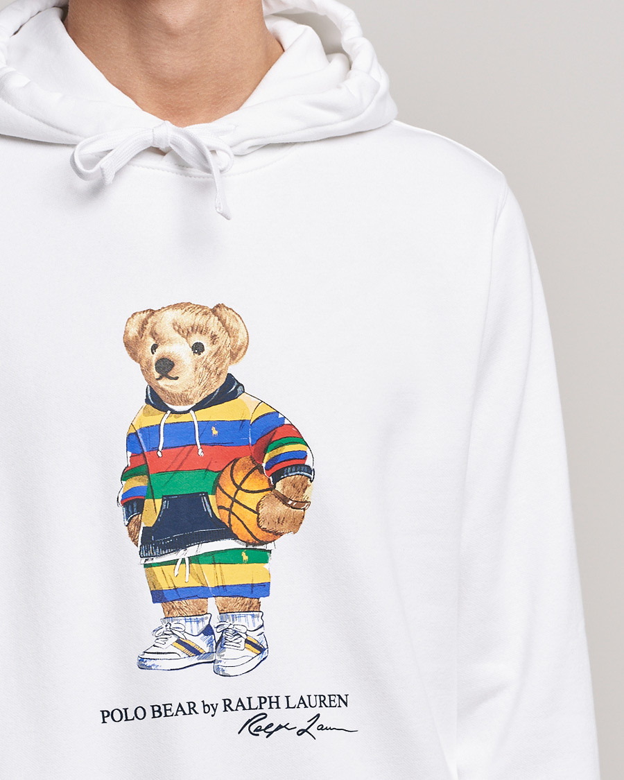 Heren | Truien | Polo Ralph Lauren | Printed Active Bear Hoodie White