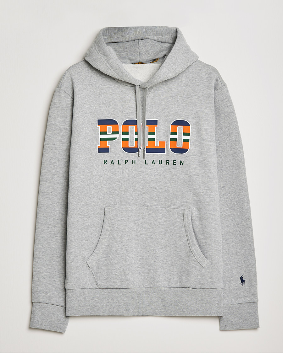 Heren | Truien | Polo Ralph Lauren | Fleece Retro Logo Hoodie Andover Heather