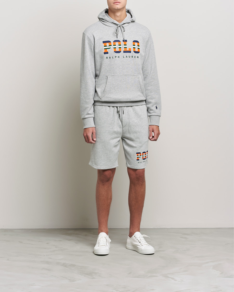 Heren | Truien | Polo Ralph Lauren | Fleece Retro Logo Hoodie Andover Heather
