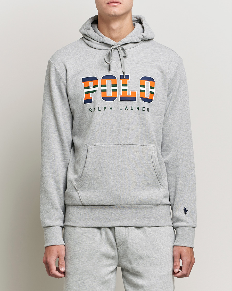 Heren | Truien | Polo Ralph Lauren | Fleece Retro Logo Hoodie Andover Heather