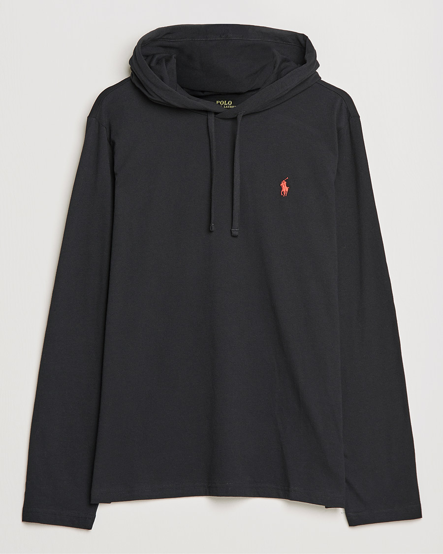 Heren | Truien | Polo Ralph Lauren | Long Sleeve Hooded T-Shirt Polo Black