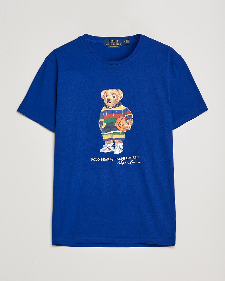 Heren | T-shirts | Polo Ralph Lauren | Printed Active Bear Crew Neck Tee Heritage Royal