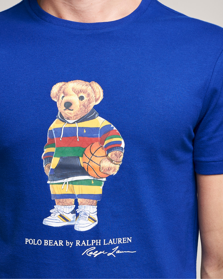 Heren | T-shirts | Polo Ralph Lauren | Printed Active Bear Crew Neck Tee Heritage Royal
