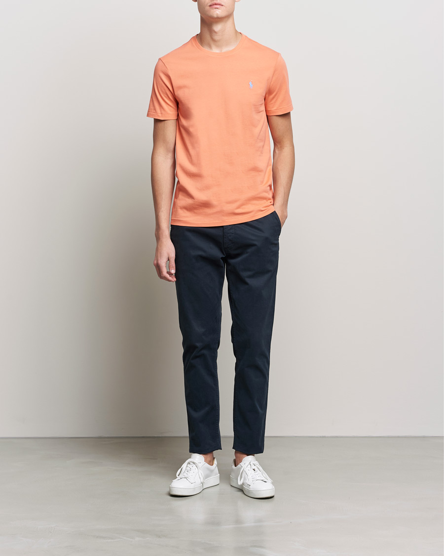 Heren | T-shirts | Polo Ralph Lauren | Crew Neck Tee Deep Mango