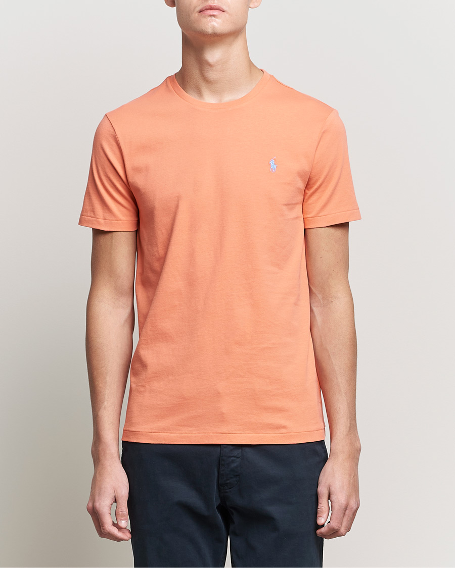 Heren | T-shirts | Polo Ralph Lauren | Crew Neck Tee Deep Mango