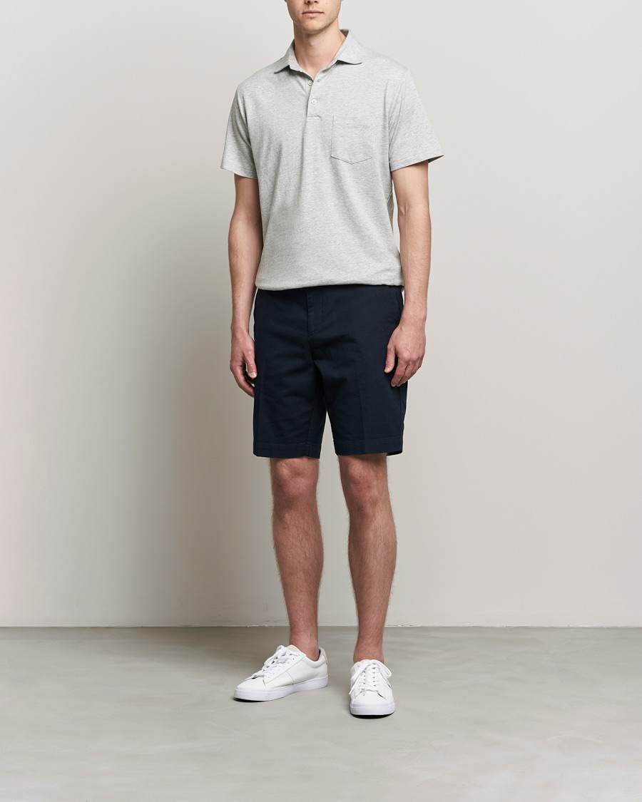 Heren | Polo's | Polo Ralph Lauren | Custom Slim Fit Cotton/Linen Polo Andover Heather