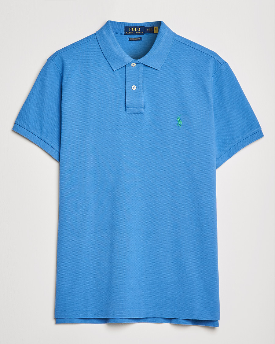 Heren | Polo's | Polo Ralph Lauren | Custom Slim Fit Polo Retreat Blue