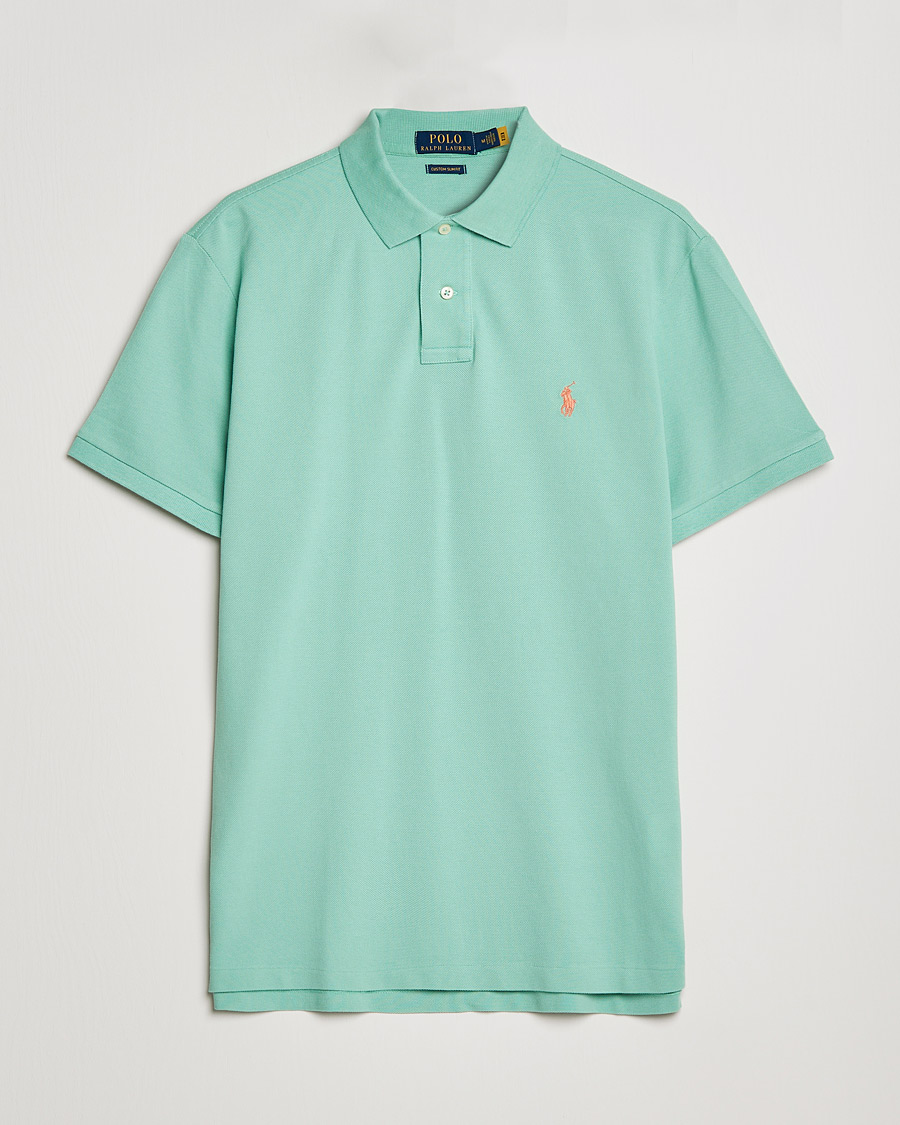 Heren | Polo's | Polo Ralph Lauren | Custom Slim Fit Polo Celadon Green