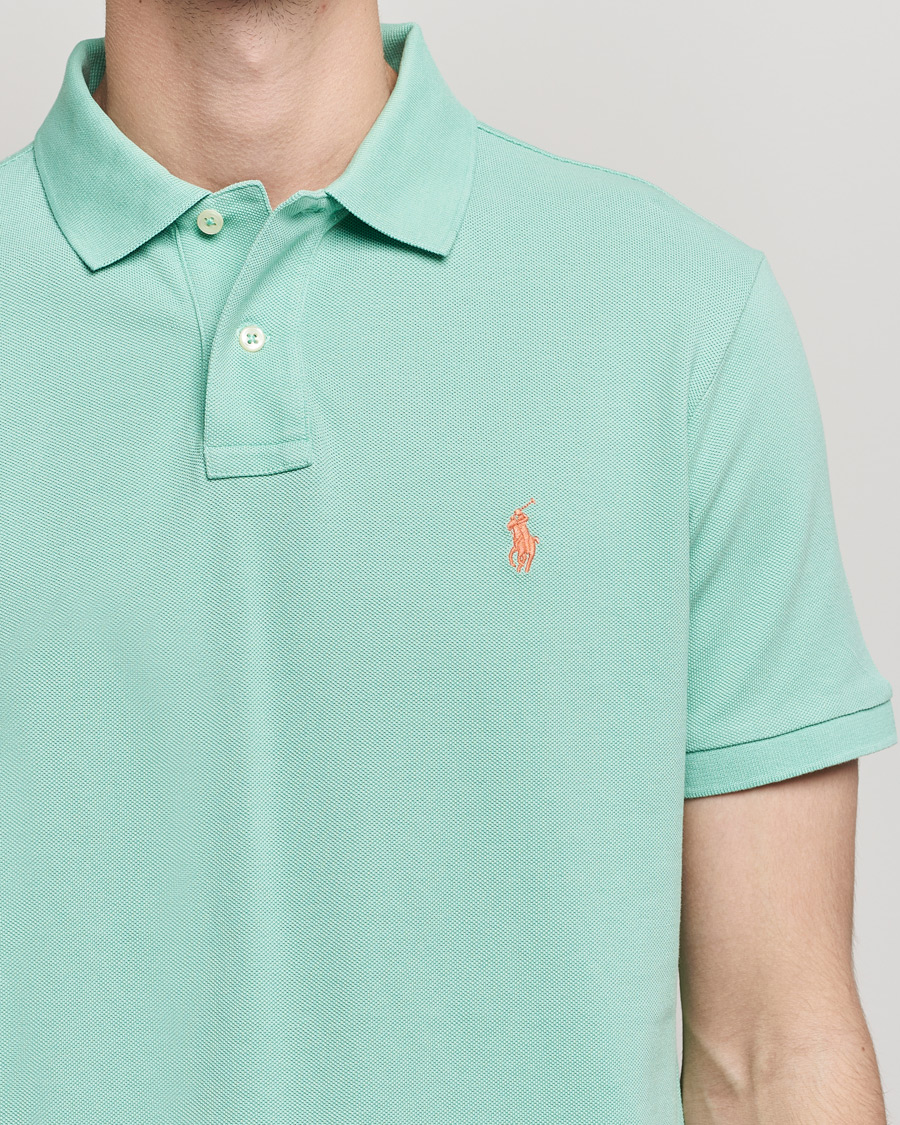 Heren | Polo's | Polo Ralph Lauren | Custom Slim Fit Polo Celadon Green