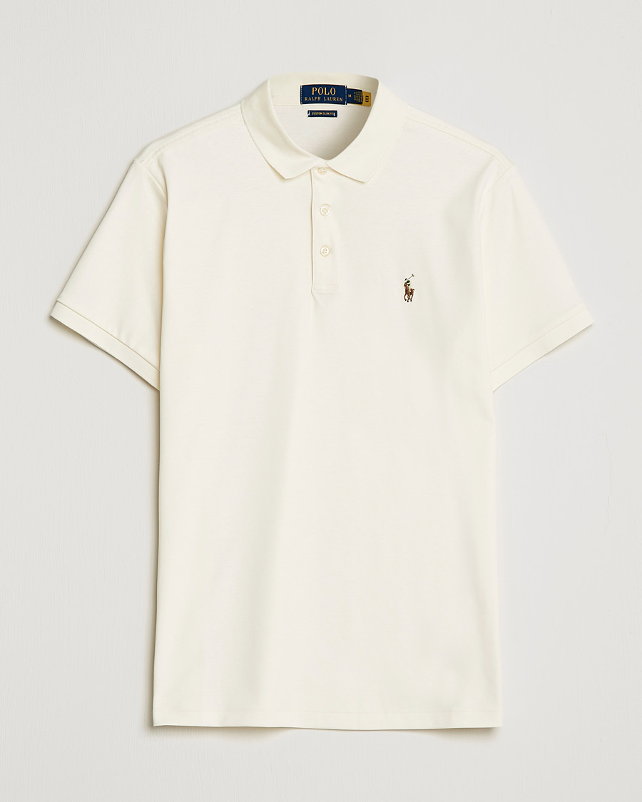 Heren | Polo's | Polo Ralph Lauren | Luxury Pima Cotton Polo Clubhouse Cream