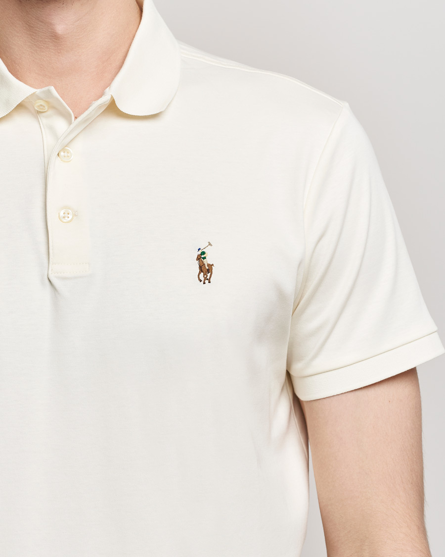 Heren | Polo's | Polo Ralph Lauren | Luxury Pima Cotton Polo Clubhouse Cream