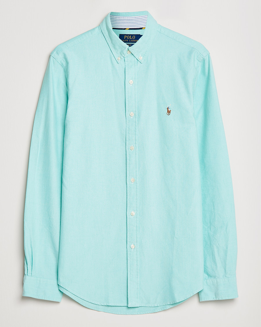 Heren | Overhemden | Polo Ralph Lauren | Slim Fit Oxford Button Down Shirt Sunset Green