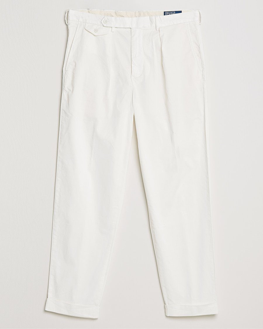 Heren | Broeken | Polo Ralph Lauren | Featherweight Twill Trousers Deckwash White