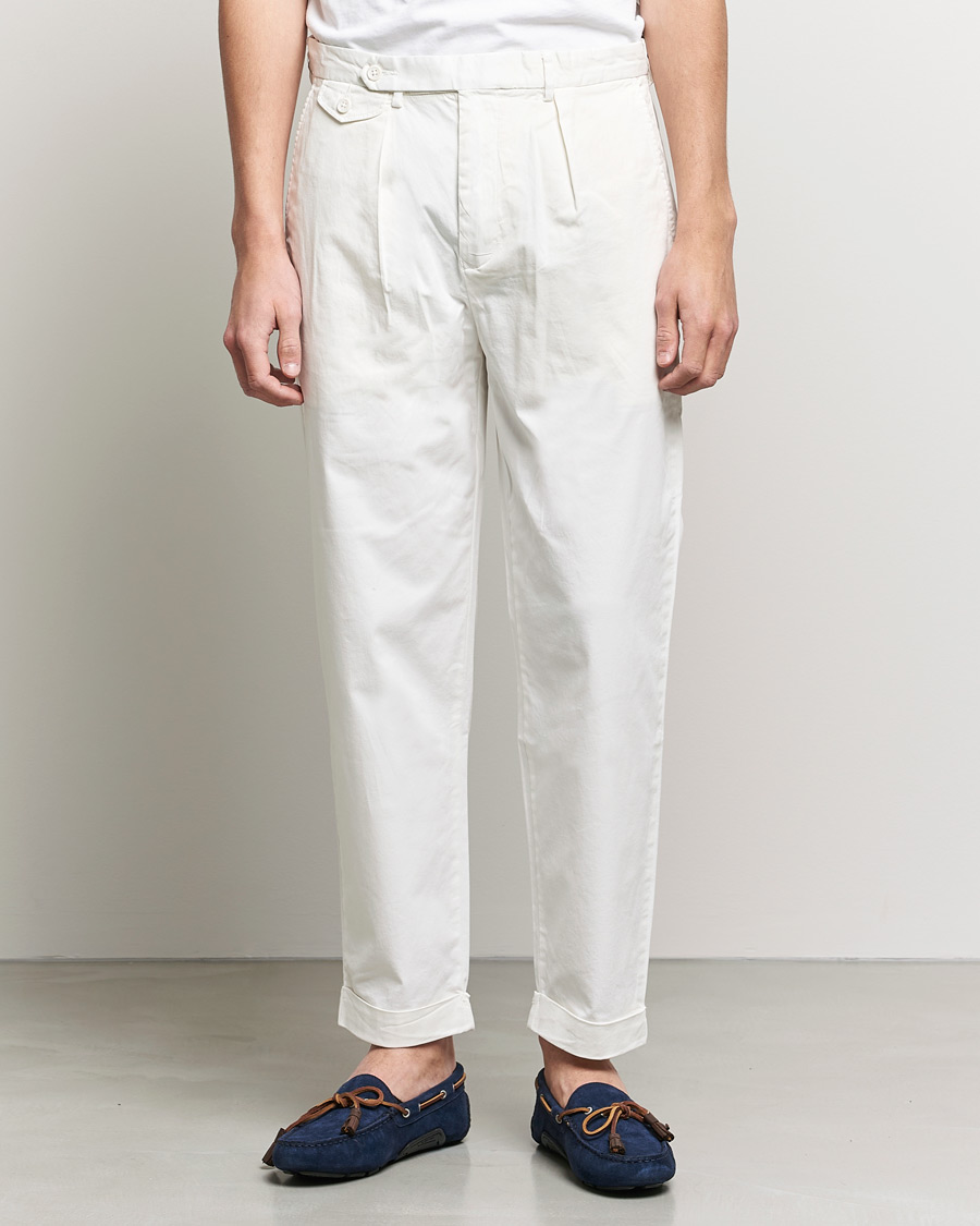 Heren | Broeken | Polo Ralph Lauren | Featherweight Twill Trousers Deckwash White