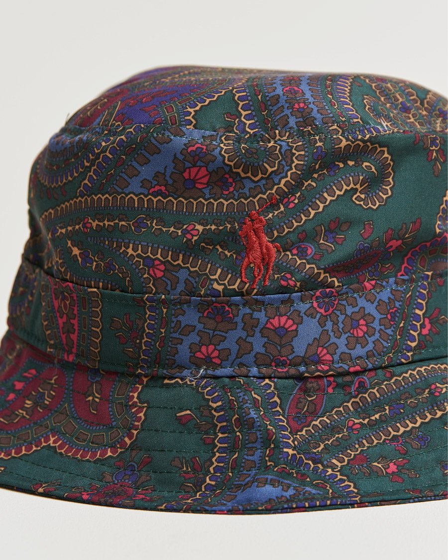 Heren | Polo Ralph Lauren Paisley Bucket Hat Navy | Polo Ralph Lauren | Paisley Bucket Hat Navy