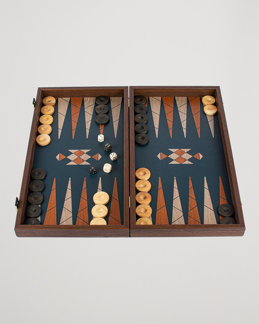 Heren | Spellen | Manopoulos | Wooden Creative Boho Chic Backgammon 