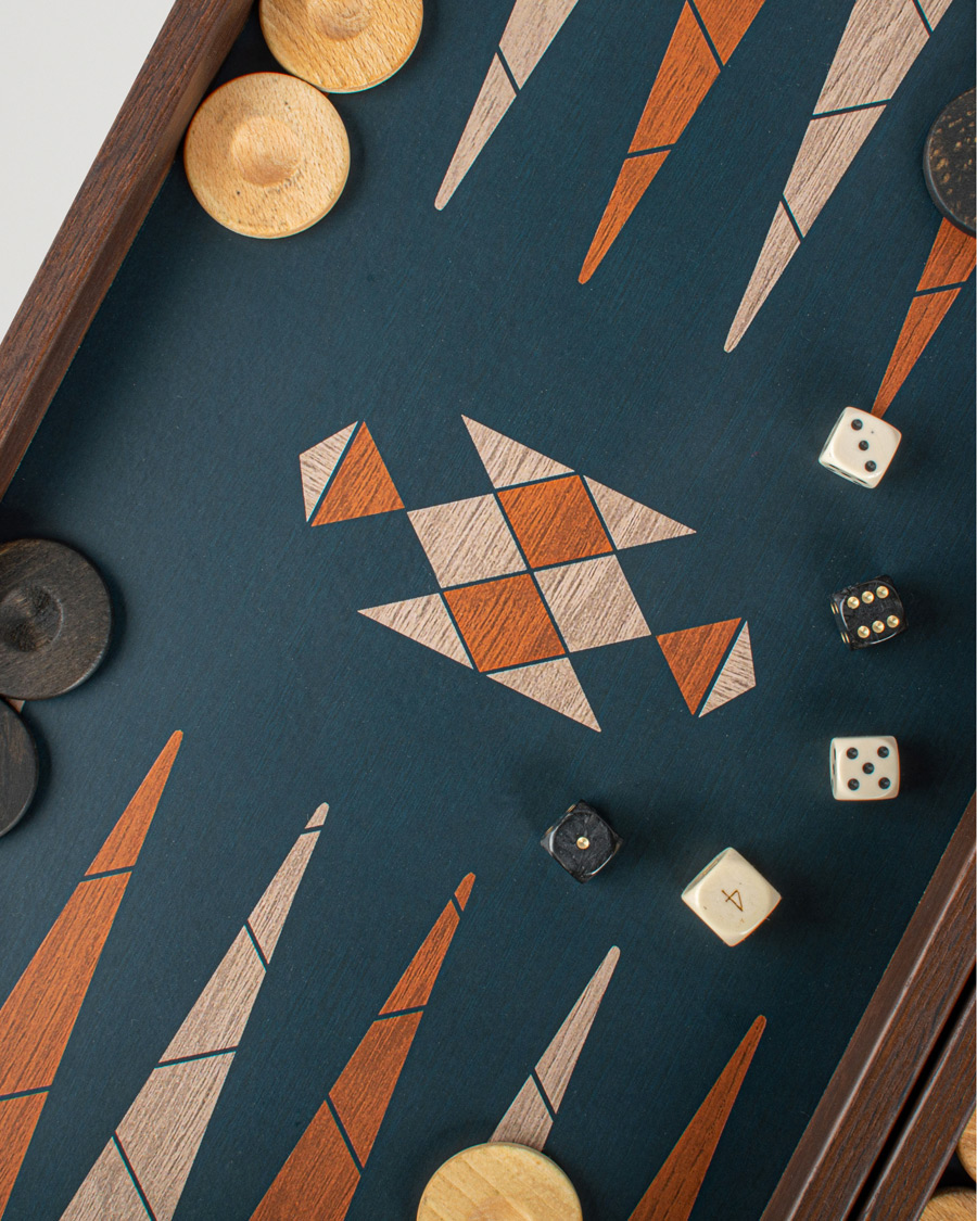 Heren | Spellen | Manopoulos | Wooden Creative Boho Chic Backgammon 