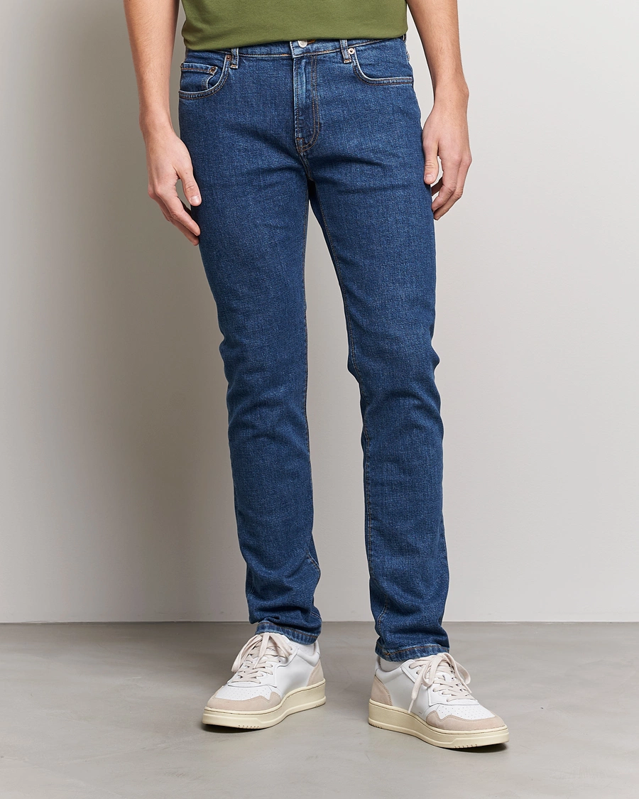 Heren | Blauwe jeans | Jeanerica | SM001 Slim Jeans Vintage 95